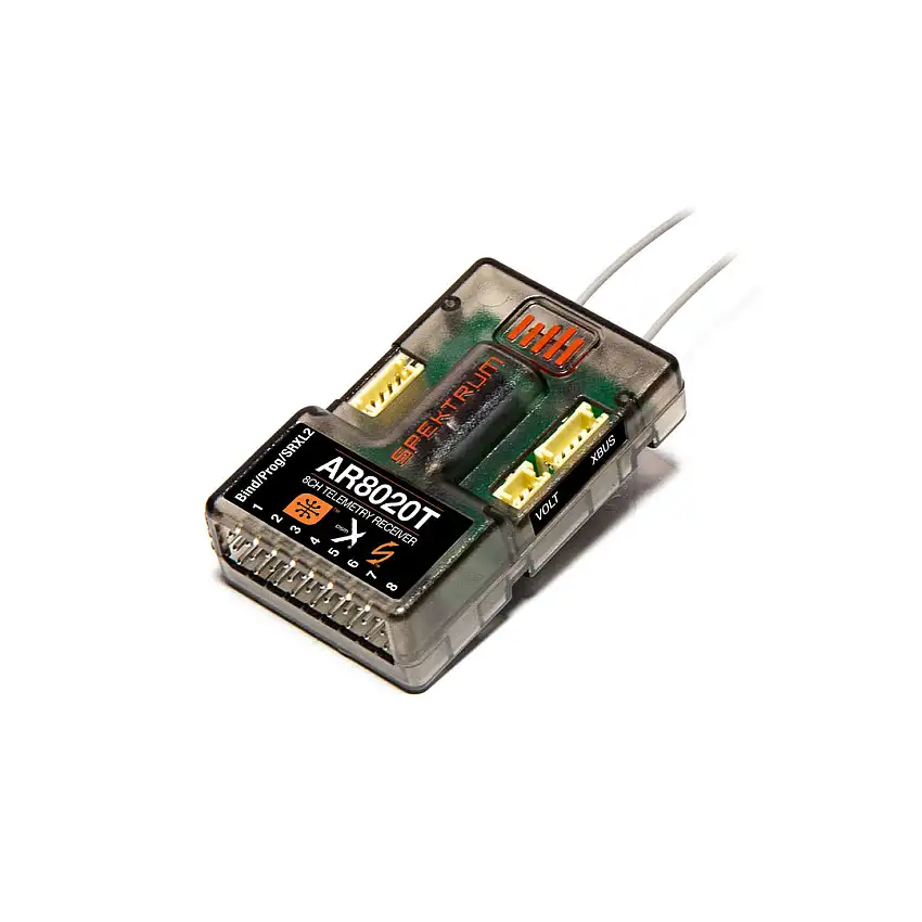 Spektrum AR8020T 8CH DSMX Telemetry Receiver with Integrated Barometer