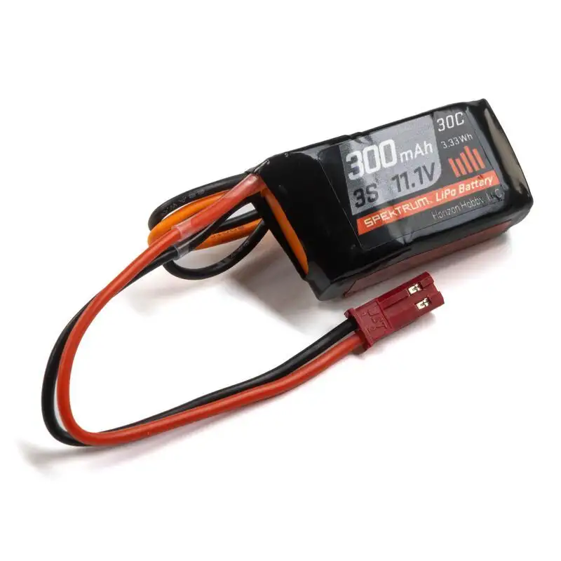 Spektrum 3S 11.1V 300mAh 30C LiPo Battery: RCY SPMX3003SJ30