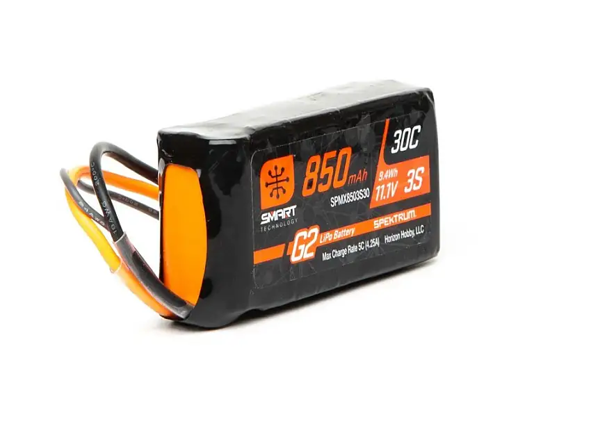 Spektrum 850mAh 3S 11.1V Smart G2 30C; IC2