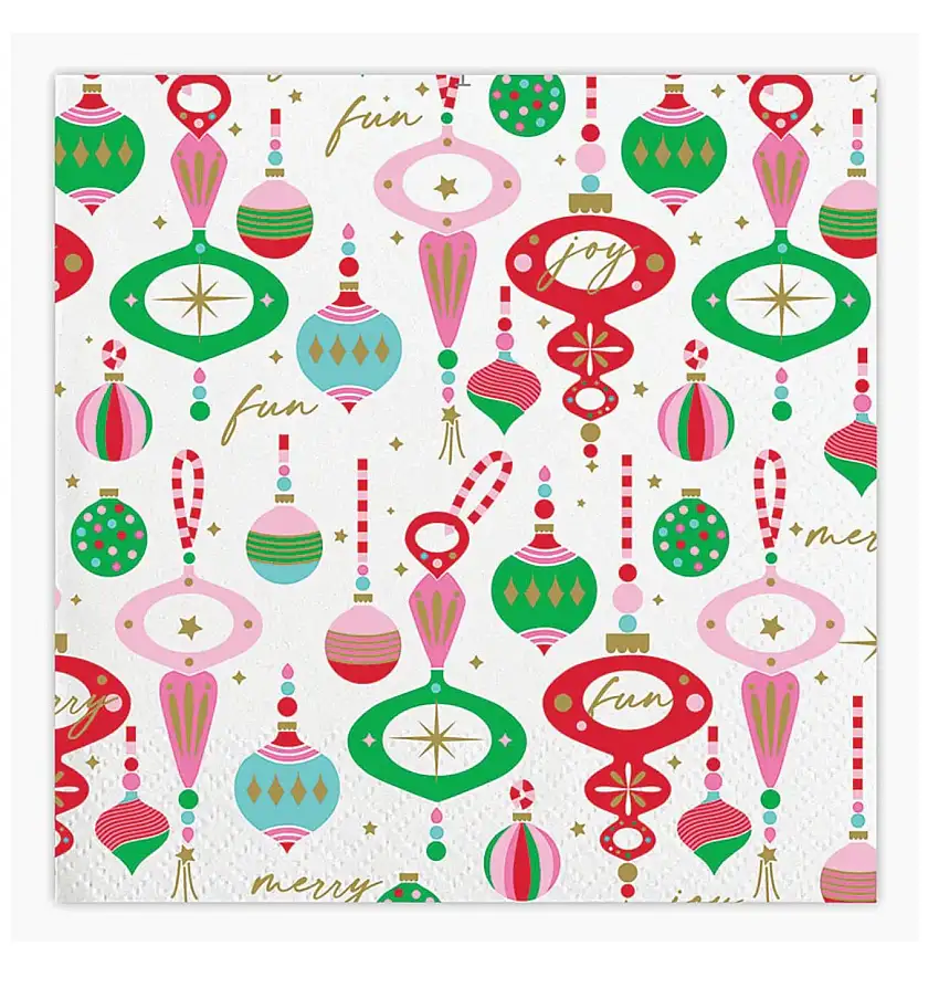 Merry Fun Ornament Napkin