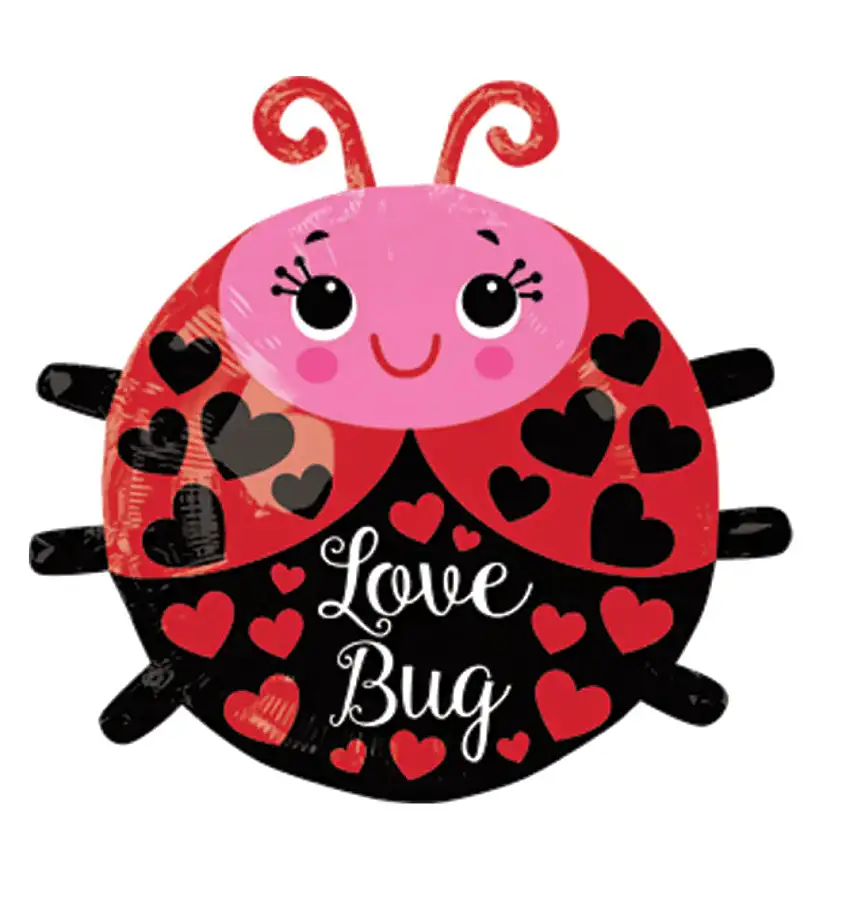 19" Love Bug Valentine's Balloon