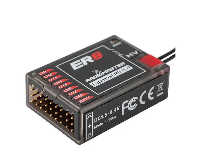 RadioMaster ER8 2.4ghz PWM ELRS 8 Channel receiver