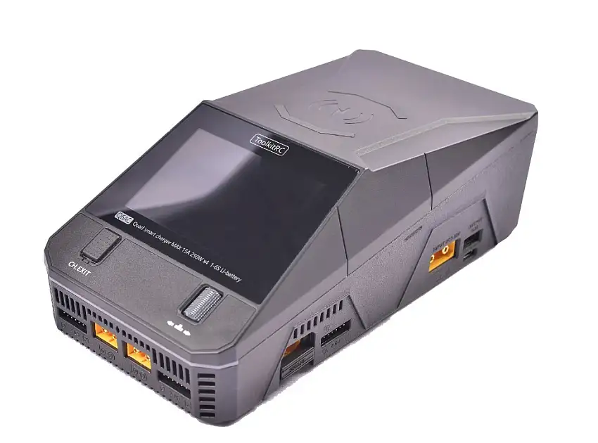 ToolkitRC Q6AC 4-Channels AC&DC Max.1000W Smart Charger