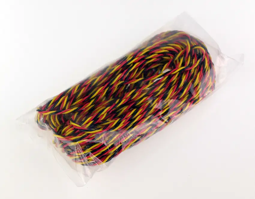 Premium 22AWG Twisted Standard Servo Wire 50ft