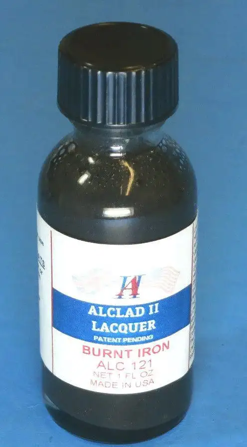 Alclad II 1oz. Bottle Burnt Iron Lacquer ALC-121