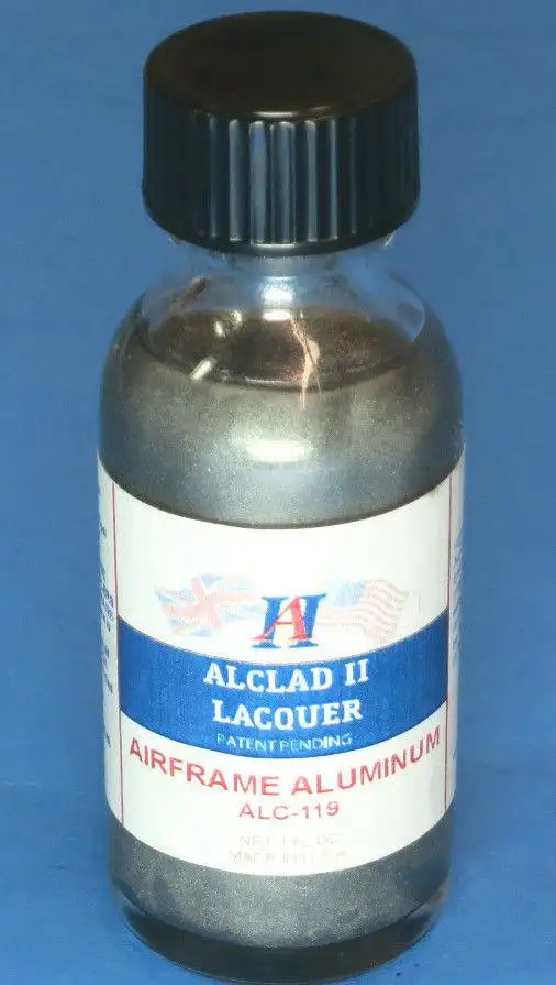 Alclad II 1oz. Bottle Airframe Aluminum Lacquer ALC-119
