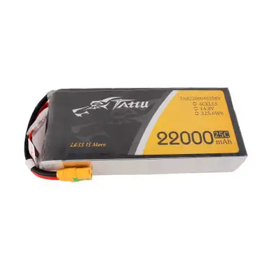 Tattu G-Tech 4S 22000mAh 14.8V 25C Lipo Battery with XT90-S Plug for UAV