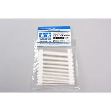 TAMIYA - Craft Cotton Swab Triangle Small 50 pc (87106)