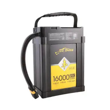 Tattu AGRI 16000mAh 45.6V 25C 12S1P High Voltage Lipo Battery Pack with AS150U-F