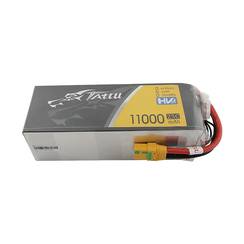 Tattu 22.8V 25C 6S 11000mAh Lipo Battery With XT90-S Plug