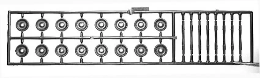Non OP Scale Wheel Set for Detailing (96) HO Tichy Trains