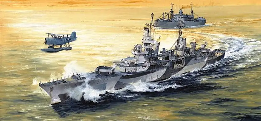 USS Indianapolis CA35 Heavy Cruiser 1944 1/350 Trumpeter