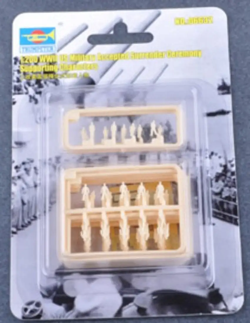 WWII US Military Accepted Surrender Ceremony Figure Set 1/200 Trumpeter