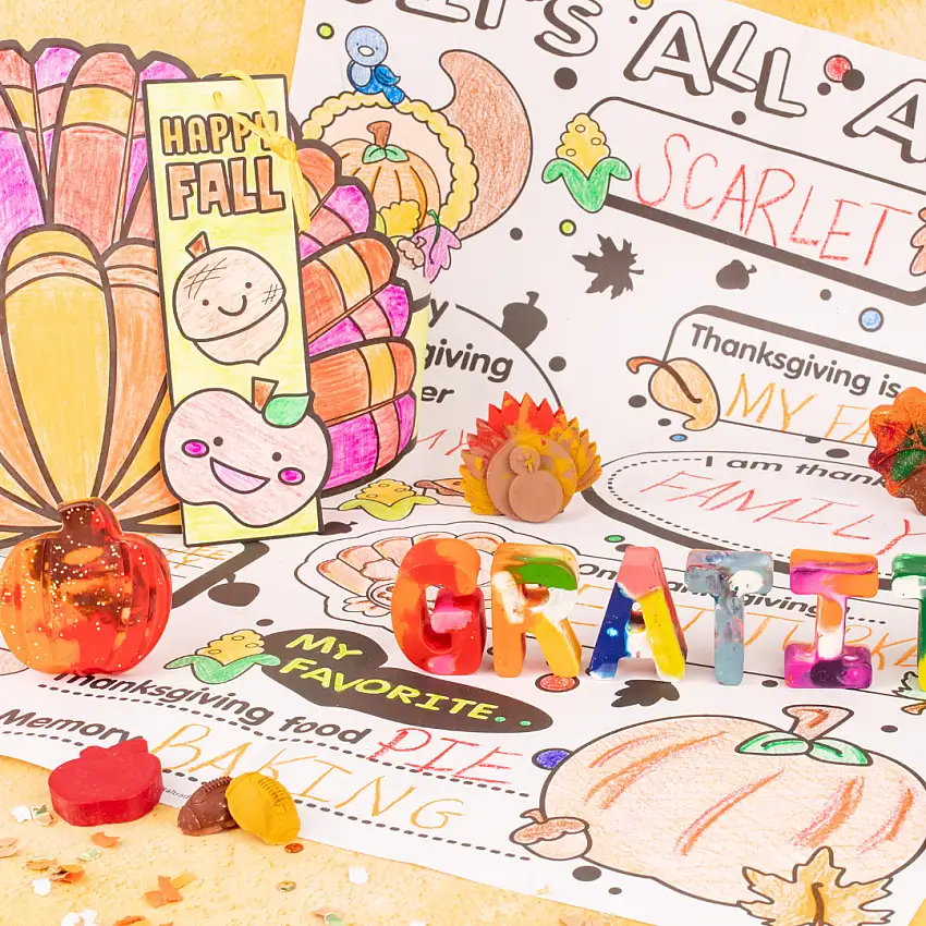 Thanksgiving Coloring Kit