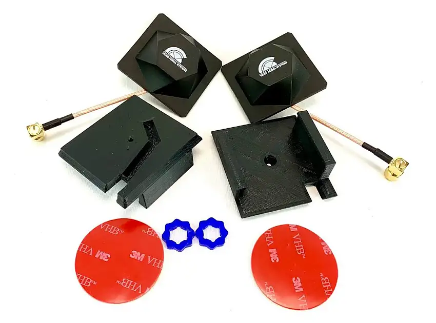 VAS Crosshair Xtreme Mini Pair w/mount LHCP HDZero VRX Module