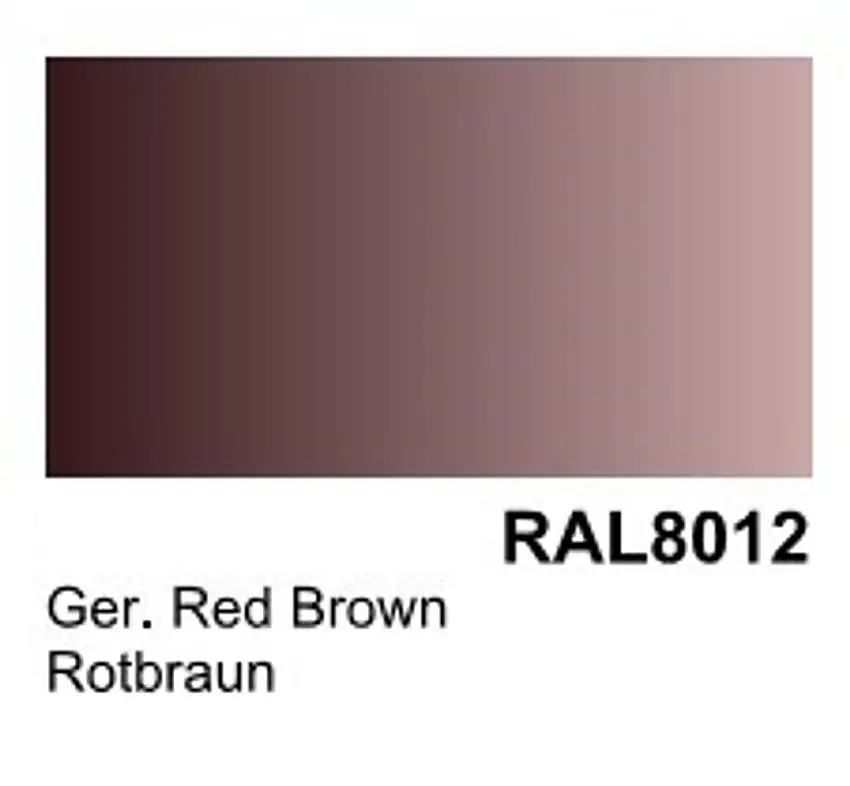 German Red Brown RAL 8012 Surface Primer 200mL Bottle Vallejo