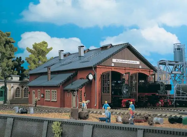 Vollmer 45753 Two Road Engine Shed