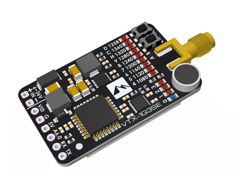 Matek 800mw 1.3GHz Video Transmitter SE INTERNATIONAL 25-800mW