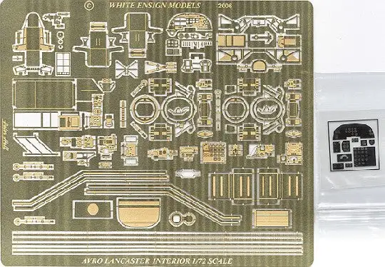 White Ensign Models 7227 1/72 Avro Lancaster Interior Detail Set for ARX, RVL & HSG (D)