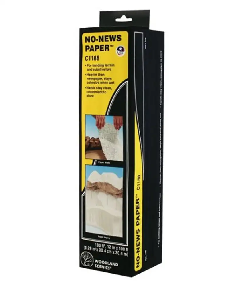 12"x100' No-News Paper Woodland Scenics