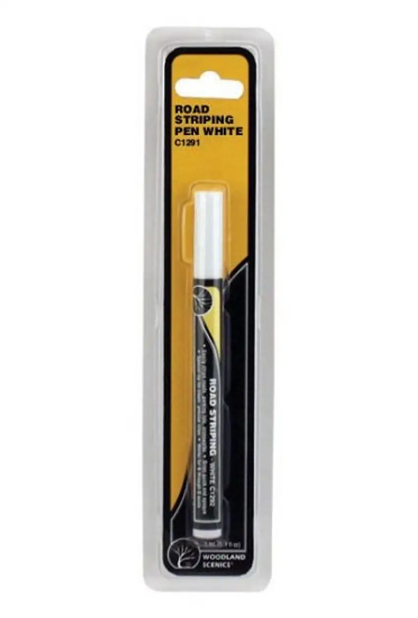 Road Striping Pen- White Woodland Scenics