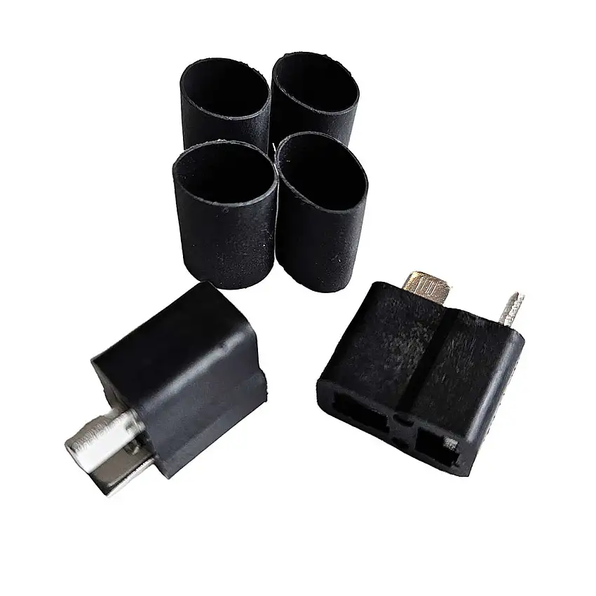 Ultra Plug® HB Female 2 Pack 1/4” Shrink Tubing for use with 10-12 Gauge Wire