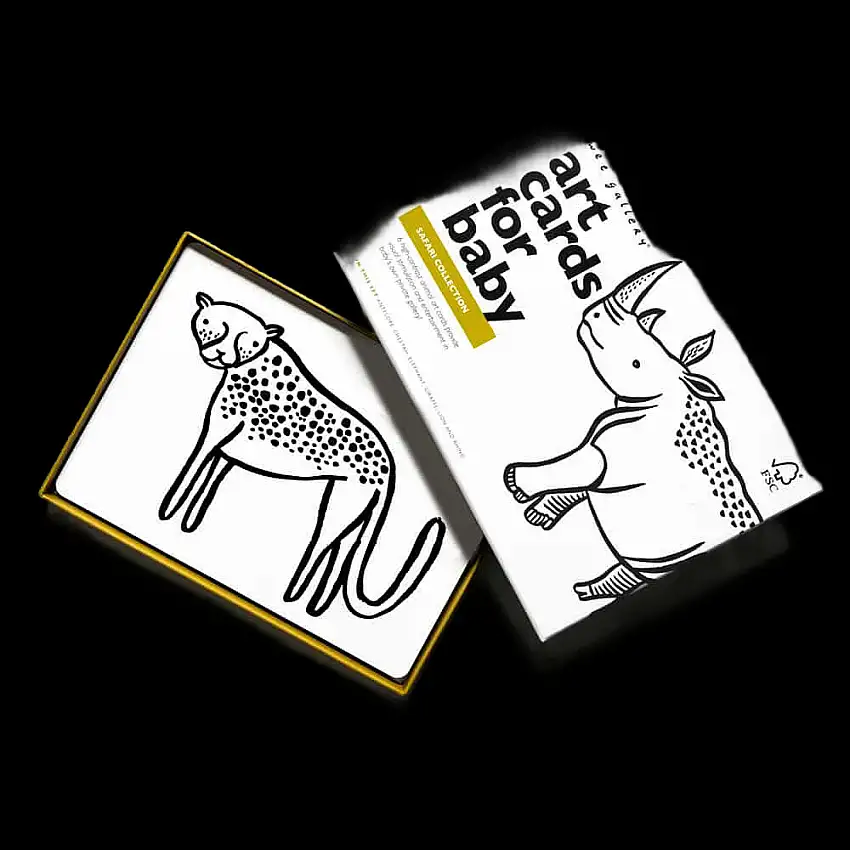 Art Cards For Baby - Safari Collection