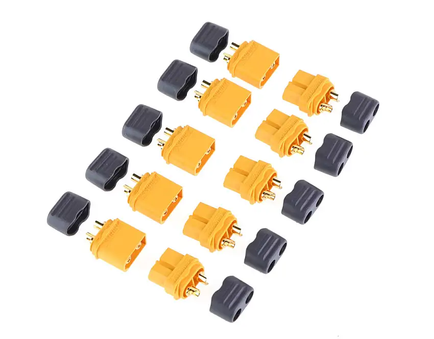 XT60H Connector - 5 Full Pair with Protective Housings