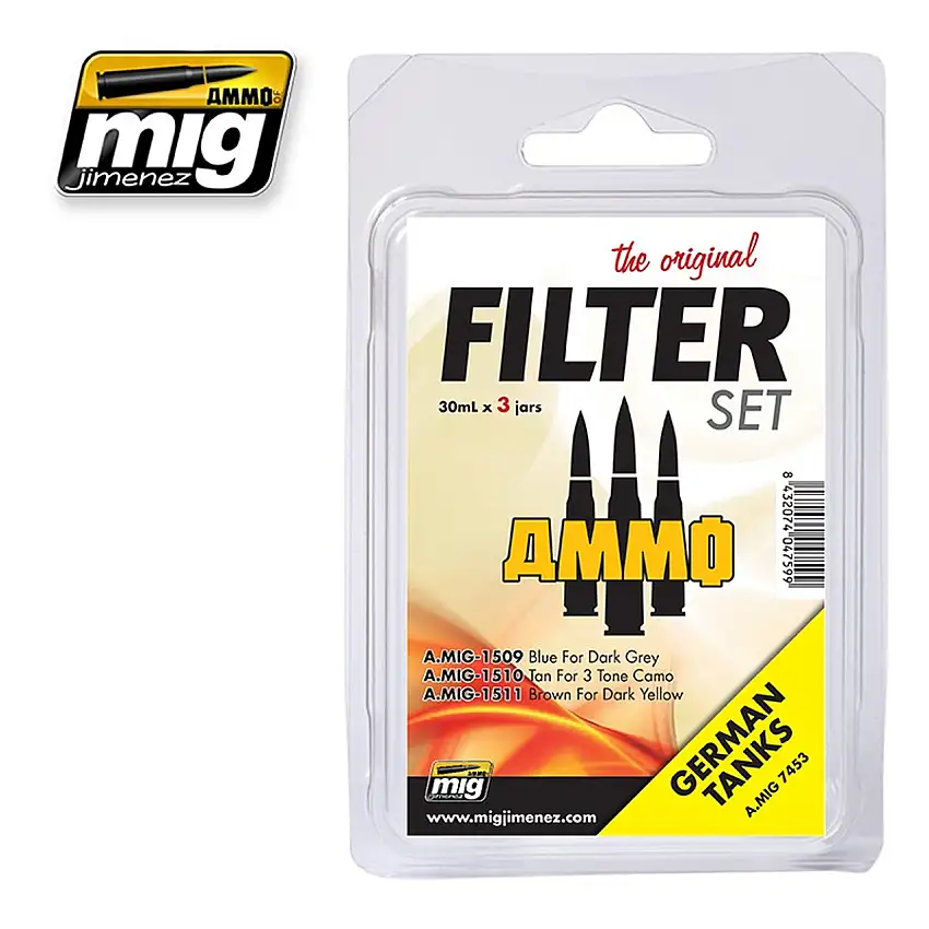 Filter Set for German Tanks AMMO by Mig Jimenez