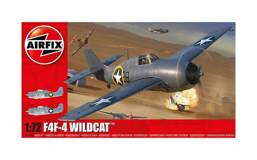 F4F-4 Wildcat Fighter 1/72 Airfix