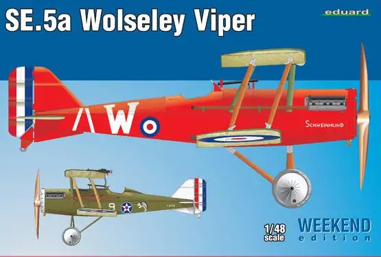 Eduard 8454 1/48 SE5a Wolseley Viper Aircraft (Wkd Edition Plastic Kit)