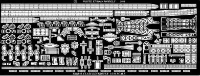 White Ensign Models 35169 1/350 Tribal Class Destroyer Detail Set for TSM
