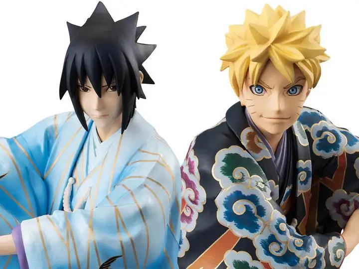 Naruto G.E.M. Series Naruto Uzumaki & Sasuke Uchiha (Kabuki Ver.) Set