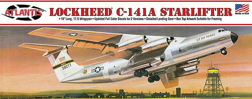 C-141A Starlifter USAF Aircraft 1/108 Atlantis Models