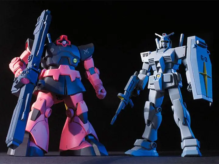 HGUC 1/144 RX-78-3 G3 Gundam & Char's Rick-Dom