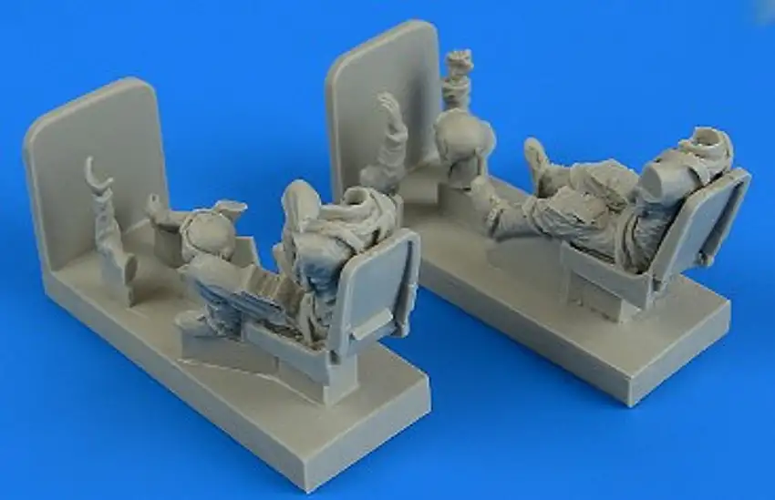 Me262B1A/U1 German Luftwaffe Pilot & Operator w/Ejection Seats 1/48 Aerobonus