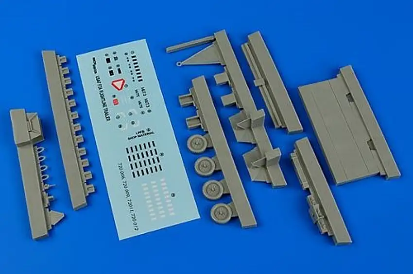 F-2A Steel Platform Flightline Trailer 1/72 Aerobonus