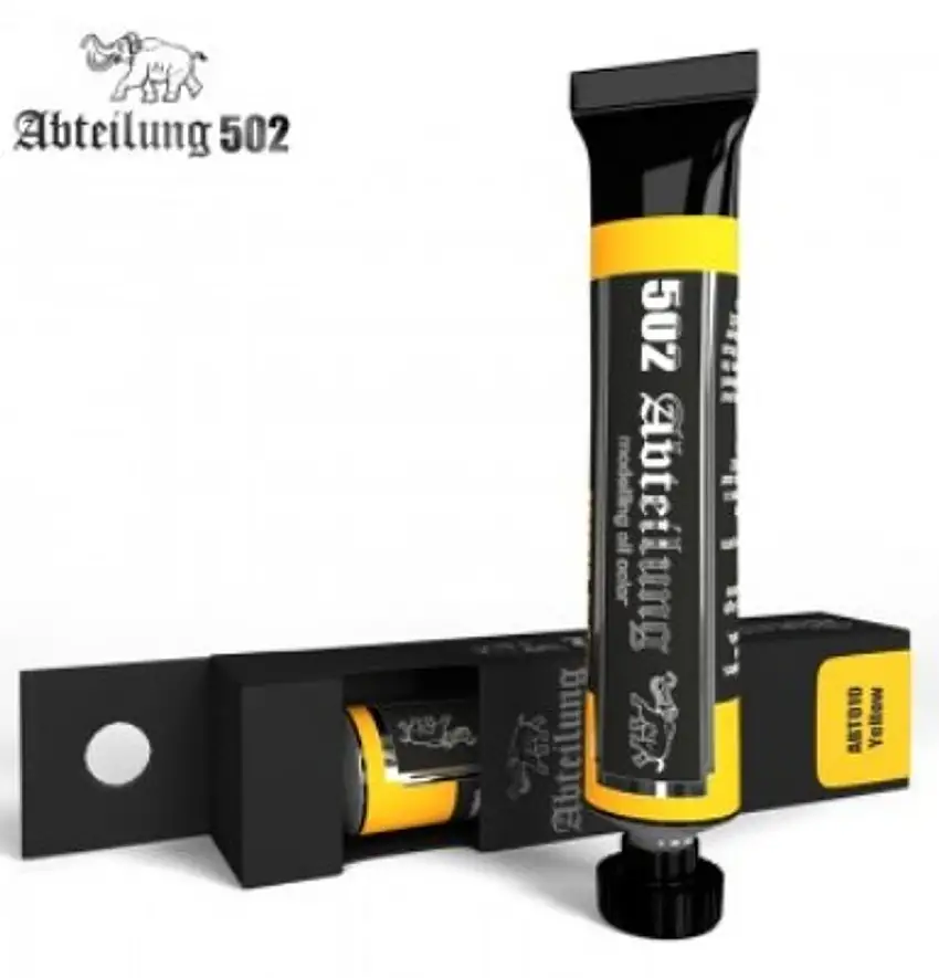 Weathering Oil Paint Luftwaffe Yellow 20ml Tube Abteilung 502