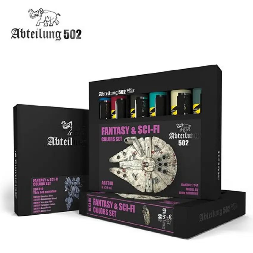 Fantasy & Sci-Fi Oil Paint Set (6 Colors) 20ml Tubes Abteilung 502