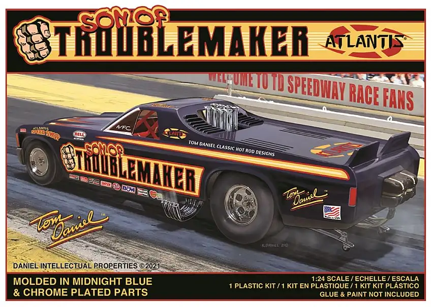 Atlantis Models 2204 1/24 Tom Daniel's Son of Troublemaker Chevy El Camino Funny