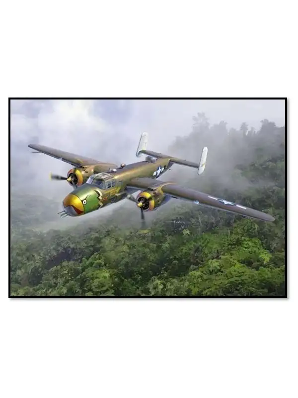 Academy 12328 USAAF B-25D Mitchell 'Pacific Theatre' 1/48 Scale Model Kit
