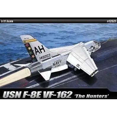 Academy 1/72 12521 F-8E Vf-162 "The Hunters" Usn