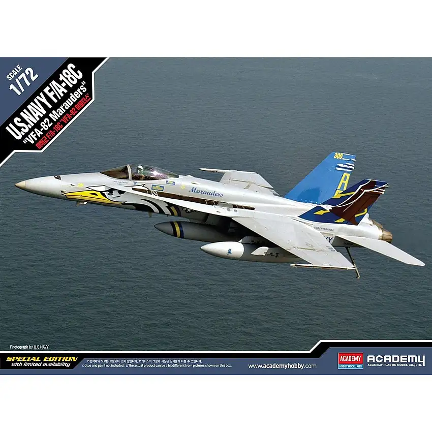 Academy 1/72 12534 F/A-18C U.S. Navy Vfa-82 "Maraders"