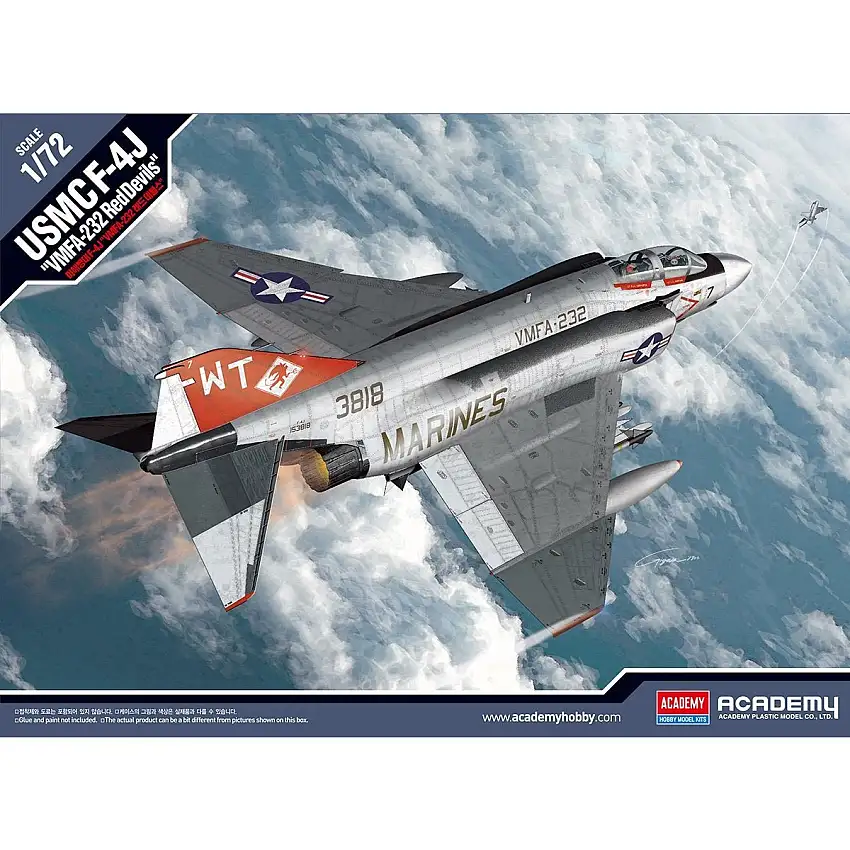 Academy 1/72 12556 1/72 Usmc F-4J Vmfa-232 "Red Devils"