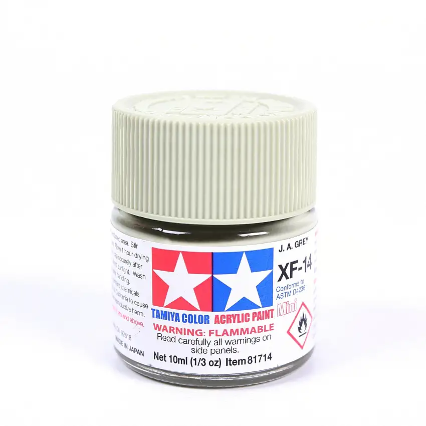 Acrylic Mini Xf-14 J.A. Gray 10Ml Bottle / Tamiya USA