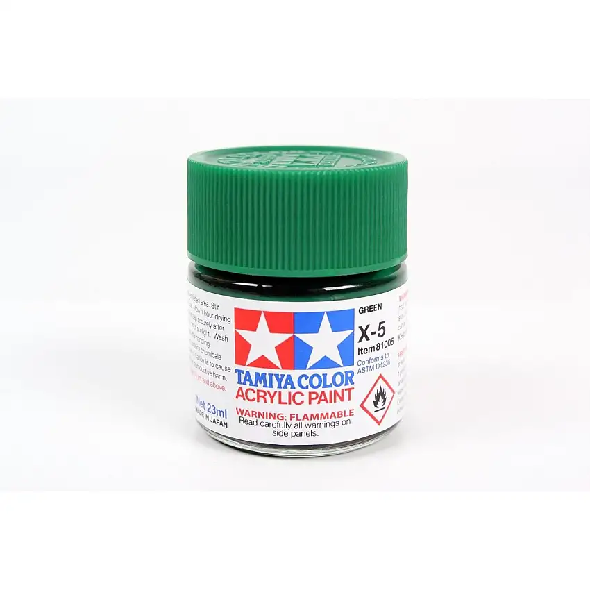 Acrylic X-5 Green 23Ml Bottle / Tamiya USA