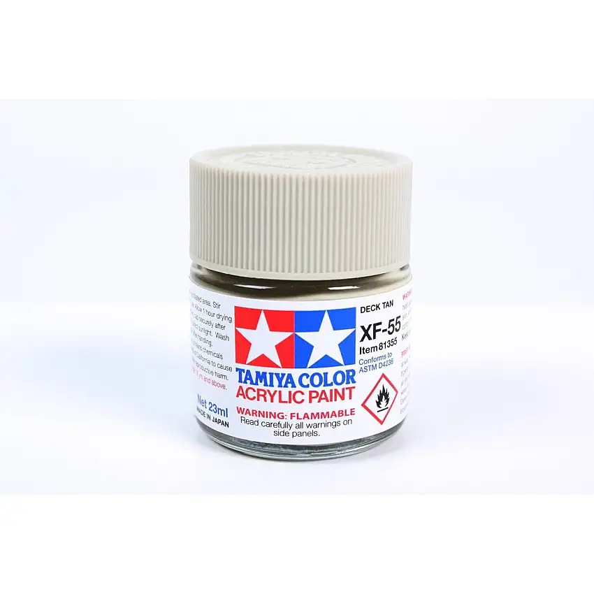 Acrylic Xf-55 Deck Tan 23Ml Bottle / Tamiya USA