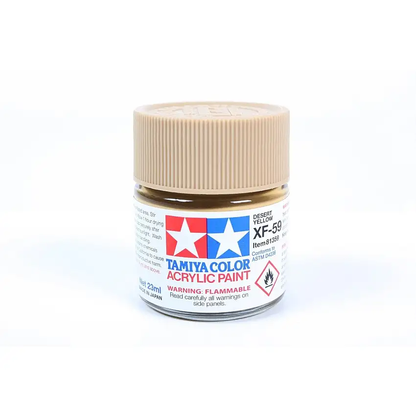 Acrylic Xf-59 Desert Yellow 23Ml Bottle / Tamiya USA