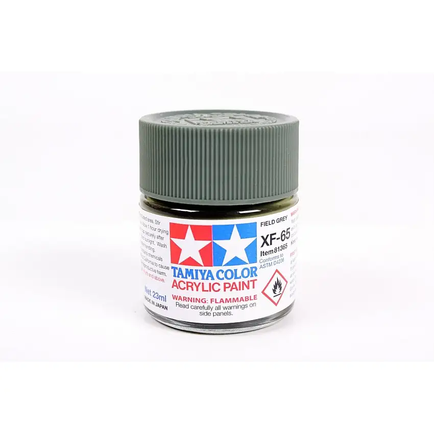 Acrylic Xf-65 Field Gray 23Ml Bottle / Tamiya USA