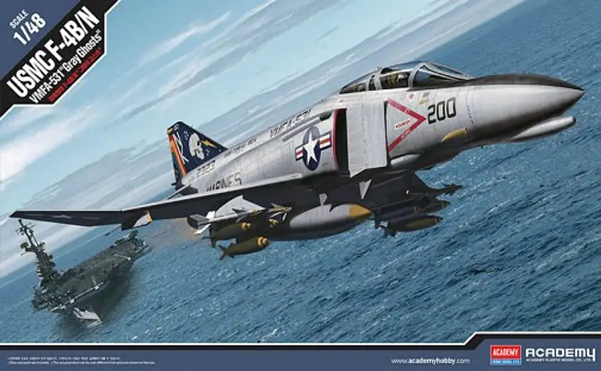 F-4B/N VMFA-531 Gray Ghosts USMC Fighter 1/48 Academy